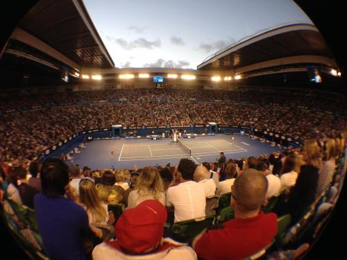 The Rod Laver Arena in Melbourne, home of the Australian Tennis Open – pic: Lea Smith from Pixabay